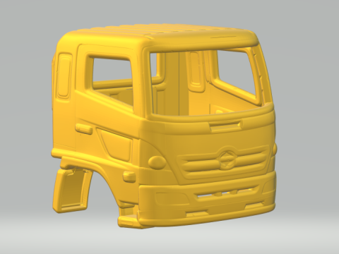 Hino 500 cabin Modelo de Impressão 3D