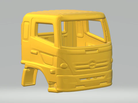 Hino 500 cabin 3D Print Model