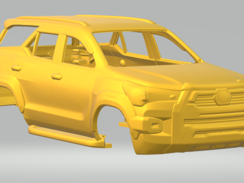 Toyota Fortuner sw4 custom Modello di stampa 3D