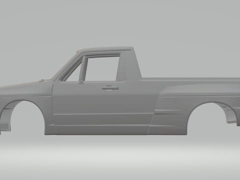 Vw caddy custom Modèles 3D en vedette