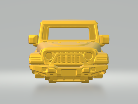 Jeep wrangler 3D 프린트 모델