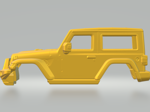 Jeep wrangler 3D 프린트 모델