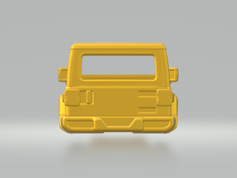 Jeep wrangler 3D 프린트 모델