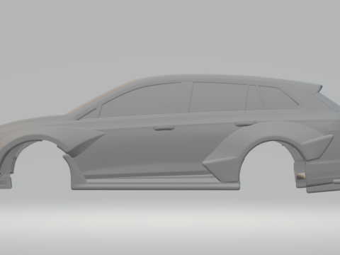 Volkswagen golf variant custom 3Dプリントモデル
