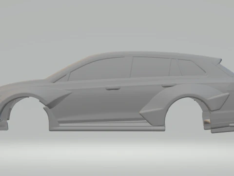 Volkswagen golf variant custom 3D Print Model