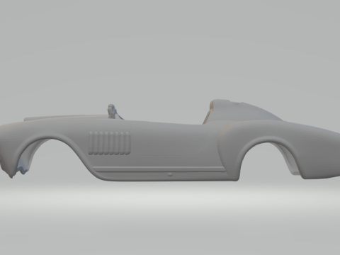 Lancia aurelia race car 3D 打印模型