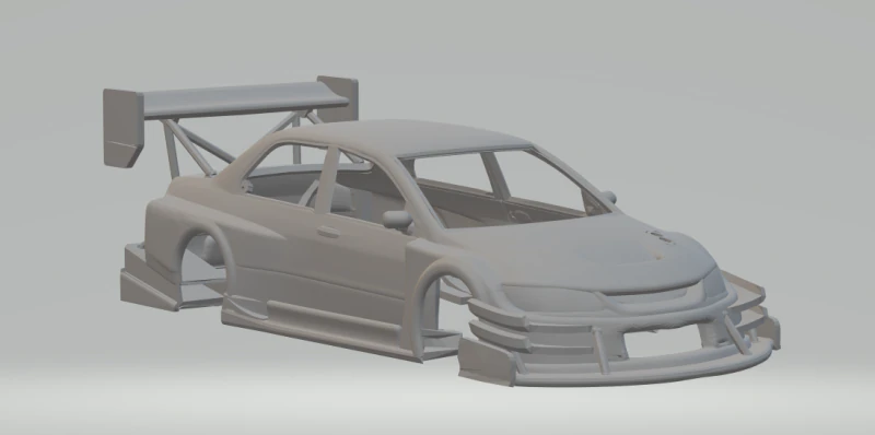 Mitsubishi lancer 3D Print Model .c4d .max .obj .3ds .fbx .stl .blend