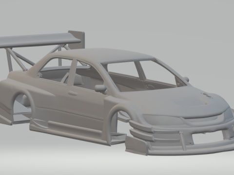 Mitsubishi lancer Modelo de impresión 3D