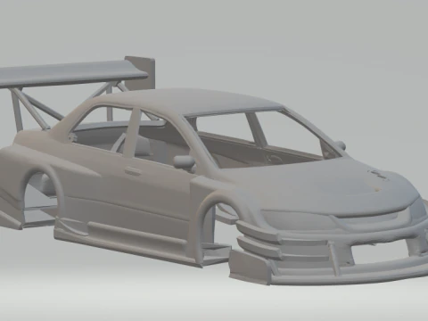 mitsubishi lancero Modelo de impresión 3D