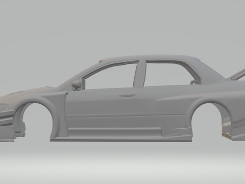 Mitsubishi lancer 3Dプリントモデル