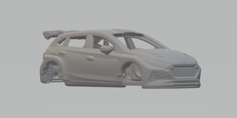 Hyundai i 2o rally 3D Baskı Modeli .c4d .max .obj .3ds .fbx .stl .blend