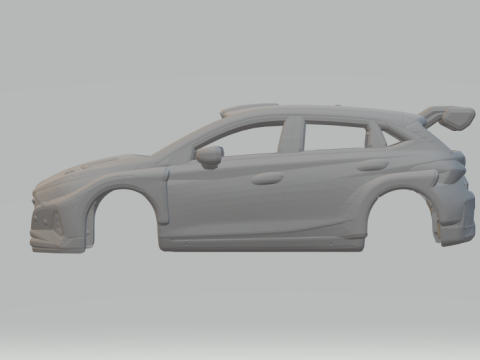 Hyundai i 2o rally 3D Baskı Modeli