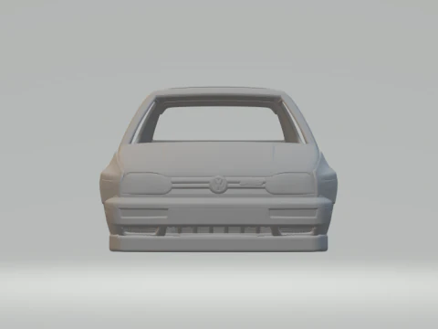 Vw golf custom 3D Print Model