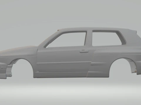 Vw golf custom 3D Print Model