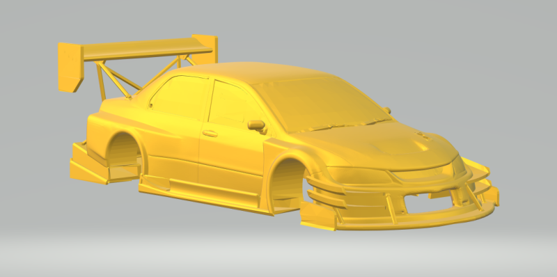 Lancer custom extreme Model Cetak 3D .c4d .max .obj .3ds .fbx .stl .blend