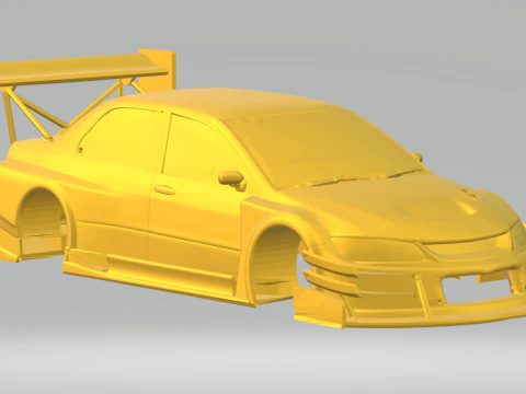 Lancer &ouml;zel aşırı 3D Baskı Modeli
