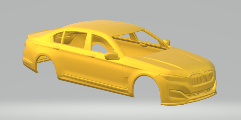 Series 7 alpina 3D 打印模型 .c4d .max .obj .3ds .fbx .stl .blend