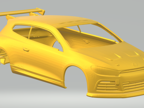 Volkswagen scirocco race car Model do druku 3D