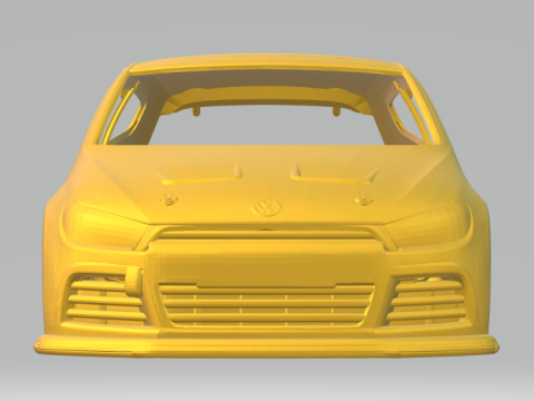 Volkswagen scirocco race car 3D Print Model