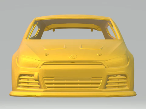 Volkswagen scirocco race car 3D Print Model