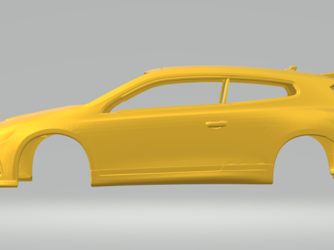 Volkswagen scirocco race car 3D Print Model