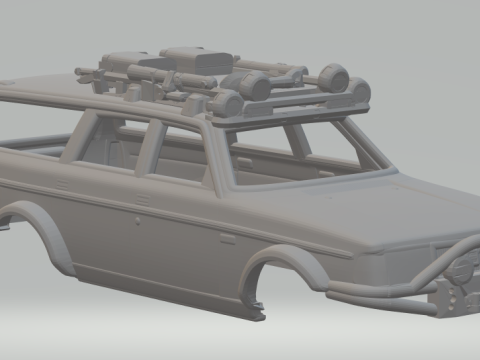 Volvo extreme custom Model do druku 3D