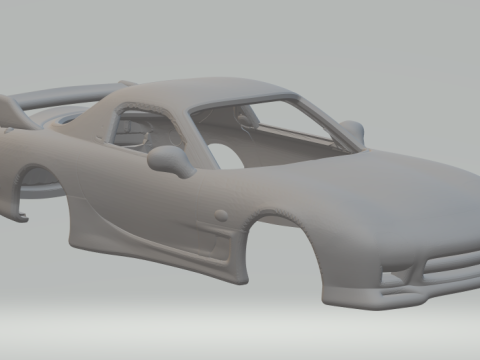 Maxda rx7 a-spec Modelo de impresión 3D