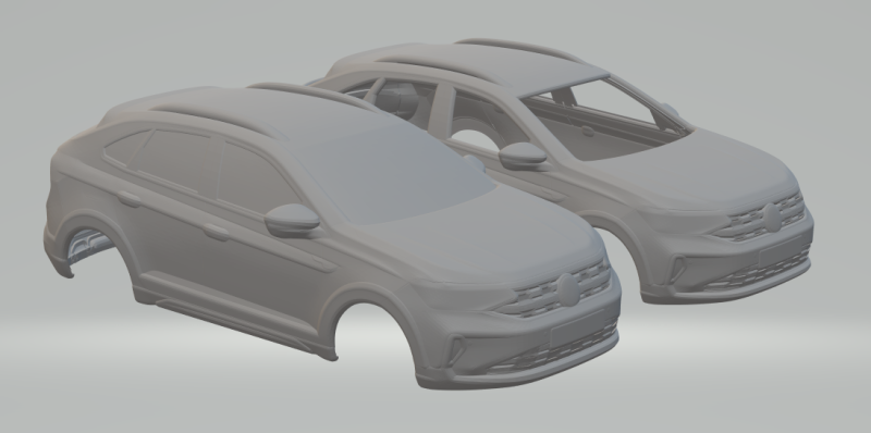 Volkswagen nivus 3D Принт Модель .c4d .max .obj .3ds .fbx .stl .blend