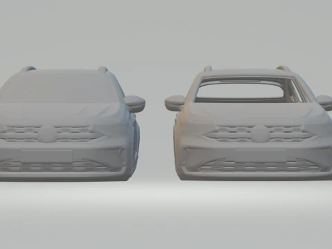 Volkswagen nivus 3D Print Model