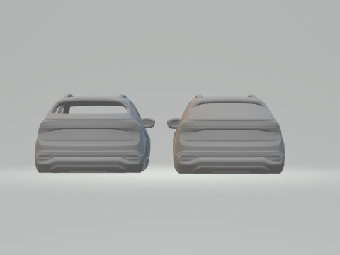 Volkswagen nivus 3D Print Model