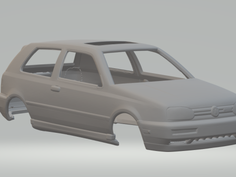 Volkswagen golf 3D Принт Модель