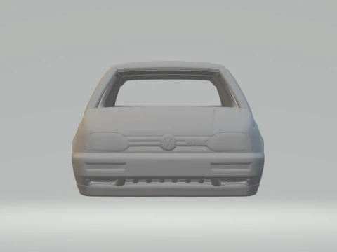 Volkswagen golf 3D Print Model