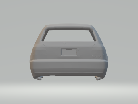 Volkswagen golf Model do druku 3D