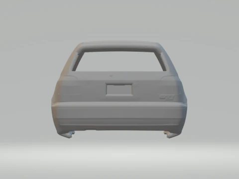 Volkswagen golf 3D Print Model