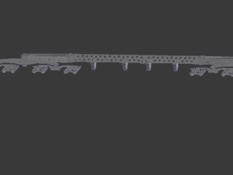 Oversize heavy trailer 3D प्रिंट मॉडल