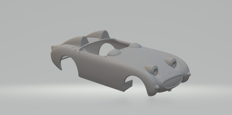 Austin healey speedster Model Cetak 3D .c4d .max .obj .3ds .fbx .stl .blend 