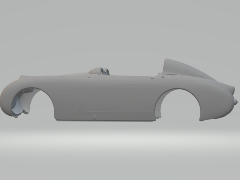 Austin healey speedster Model Cetak 3D