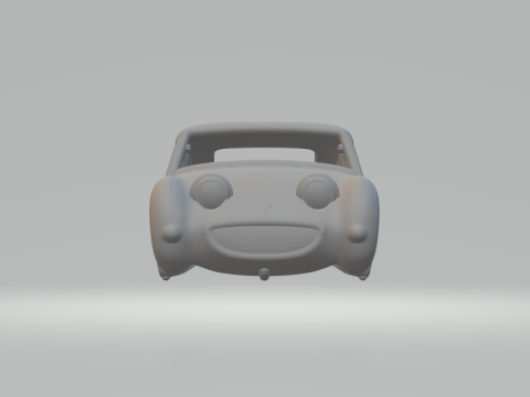 Austin healey coupe 3D 프린트 모델