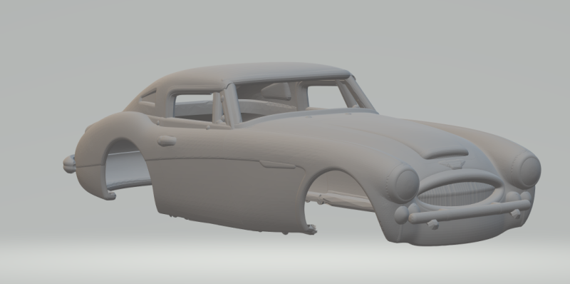 Austin healey custom 3D प्रिंट मॉडल .c4d .max .obj .3ds .fbx .stl .blend