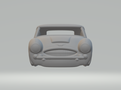 Austin healey custom 3D प्रिंट मॉडल