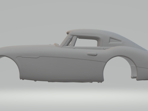 Austin healey custom 3D प्रिंट मॉडल
