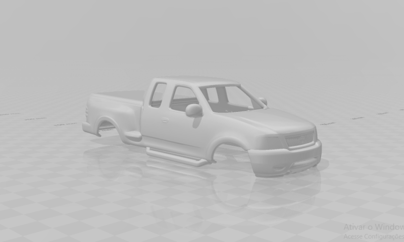 F150 Modello di stampa 3D .c4d .max .obj .3ds .fbx .stl .blend 