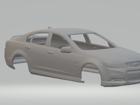 Chevrolet ss 3Dプリントモデル