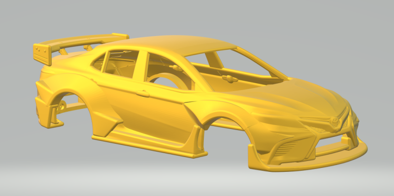 Toyota camry 3D Baskı Modeli .c4d .max .obj .3ds .fbx .stl .blend