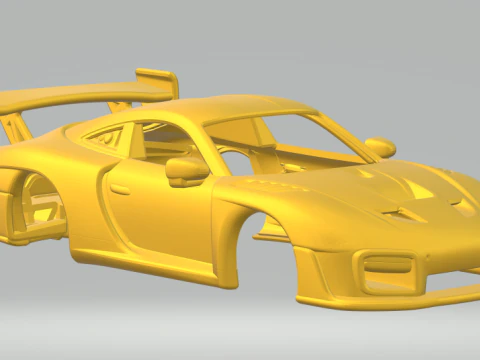 2019 Porsche Motorsport 935 3D Print Model