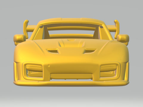2019 Porsche Motorsport 935 3D Baskı Modeli