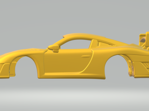 2019 Porsche Motorsport 935 3D Baskı Modeli