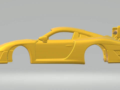 2019 Porsche Motorsport 935 3D Print Model