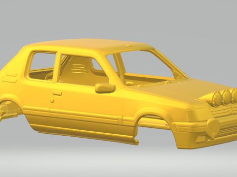 Peugeot 205 rally Modello di stampa 3D