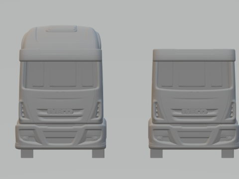 Iveco cabin 1-50 3D Print Model